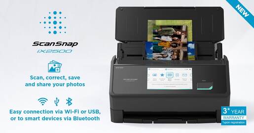 Ricoh ScanSnap iX2400, crni (3g. jamstva uz besplatnu registraciju)