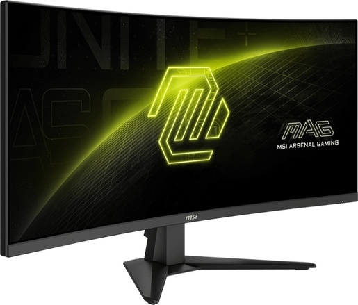 MSI monitor MAG 346CQ, 34" VA, UWQHD, 180Hz, 1ms, HDMI x2, DP, zakrivljeni