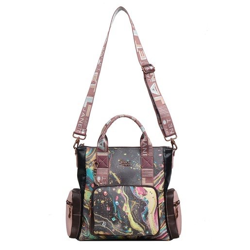 Torba/Ruksak fashion Janet mini Golden Time, 34x14x29 cm