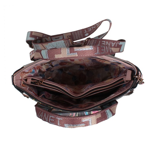 Torba/Ruksak fashion Janet mini Golden Time, 34x14x29 cm