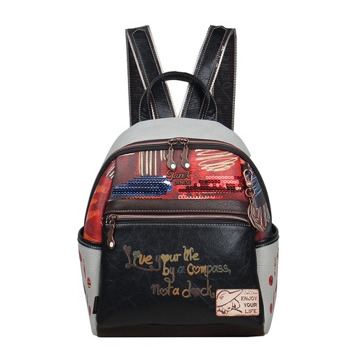 Ruksak fashion Janet mini Tempus Fugit, 25x15x31 cm