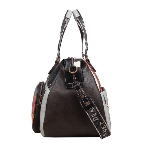 Torba fashion putna Janet mini Tempus Fugit, 47x23x27 cm