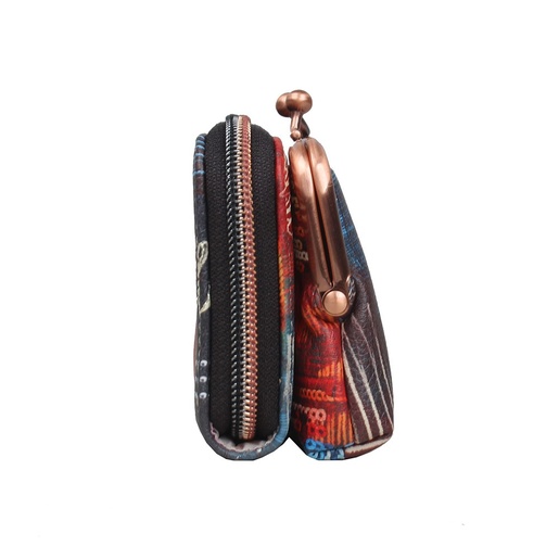 Novčanik fashion Janet mini Tempus Fugit, 11x4.5x8 cm