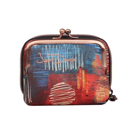 Novčanik fashion Janet mini Tempus Fugit, 11x4.5x8 cm