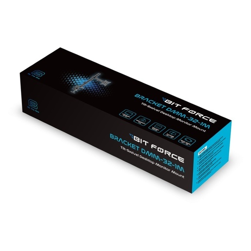 BIT FORCE nagibno-okretni stolni nosač za monitor, BRACKET DMM-32-1M, 17-32"