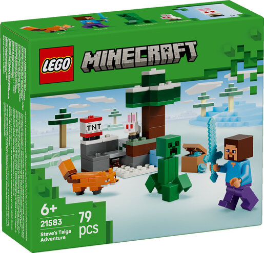 LEGO® Minecraft® Steveova pustolovina u tajgi 21583