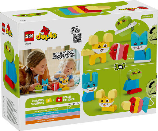 LEGO® DUPLO® Slatki kreativni ljubimci 3 u 1 10477