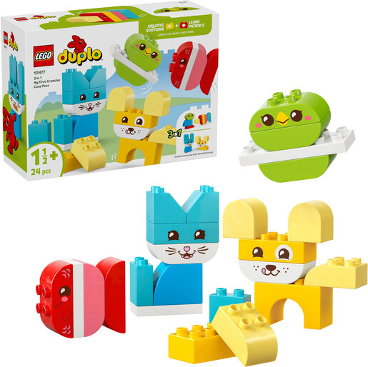 LEGO® DUPLO® Slatki kreativni ljubimci 3 u 1 10477