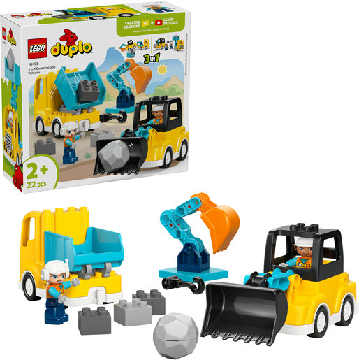 LEGO® DUPLO® Građevinska vozila 3 u 1 10475