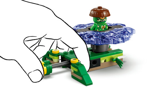 LEGO® NINJAGO® Nya protiv zvrka mutacijskog čudovišta 71849