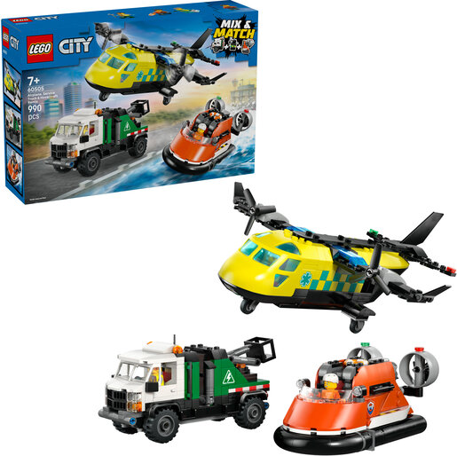 LEGO® City Kombinacija: zrakoplov, kamion i letjelica 60505