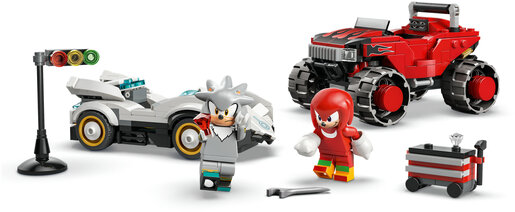 LEGO® Sonic the Hedgehog™ Silverov auto protiv Knucklesova čudovišnog kamiona 77118
