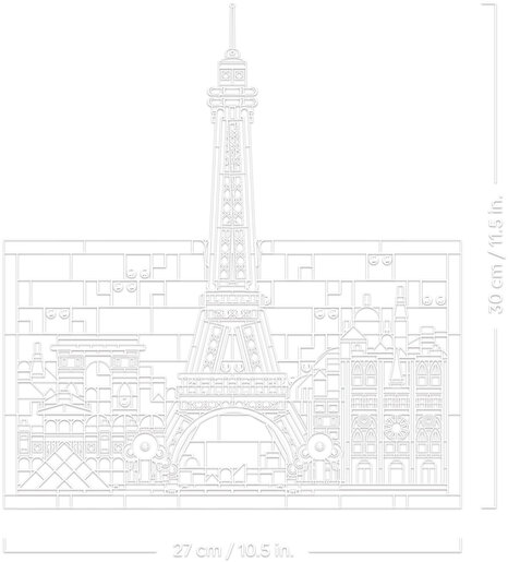 LEGO® Architecture Pariz, grad ljubavi 21064