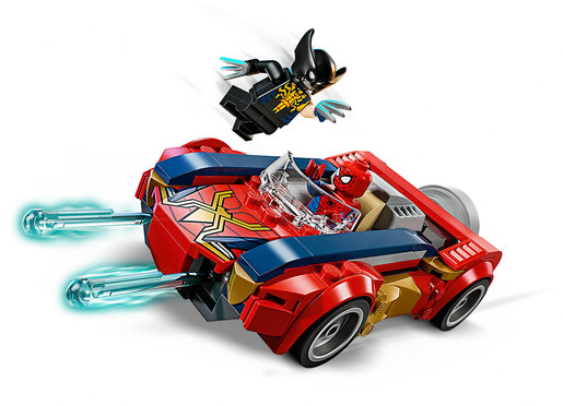 LEGO® Marvel Spider-Man u automobilu protiv Venomiziranog Wolverinea 76336