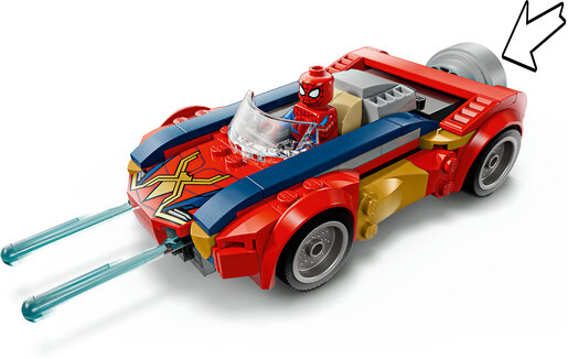 LEGO® Marvel Spider-Man u automobilu protiv Venomiziranog Wolverinea 76336