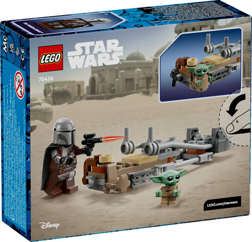 LEGO® Star Wars™ Mandalorijanac i Grogu na jurniku™ 75436