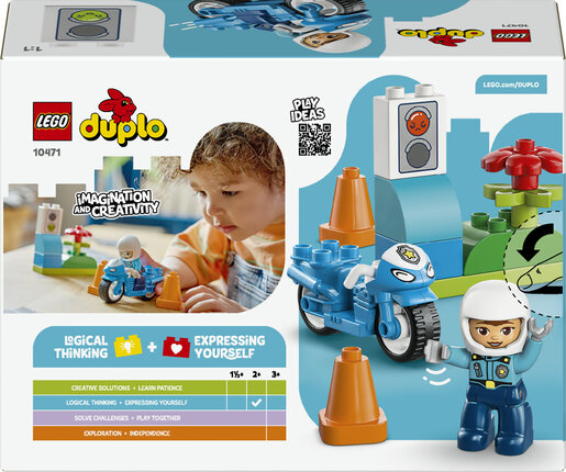 LEGO® DUPLO® Plavi policijski motocikl 10471