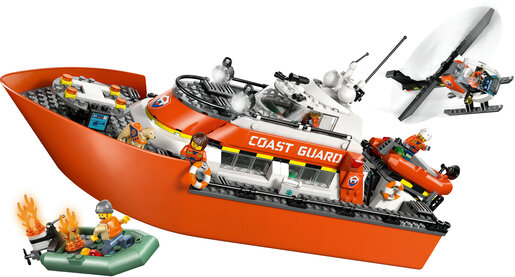 LEGO® City Brod i helikopter obalne straže 60504