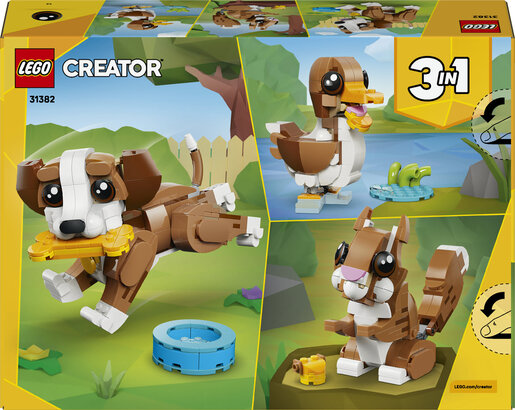 LEGO® Creator Slatke životinje: Razigrani psić 31382