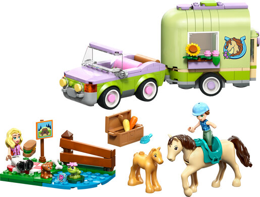 LEGO® Friends Prikolica za kobilu i ždrijebe 42695