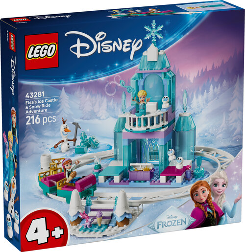 LEGO® Disney Princess Elzin ledeni dvorac i pustolovna vožnja na snijegu 43281