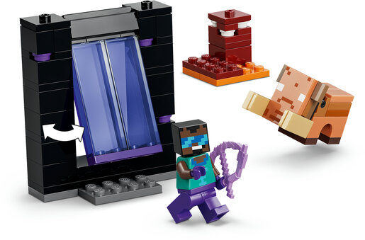 LEGO® Minecraft® Putovanje kroz portale Nether i End 21584