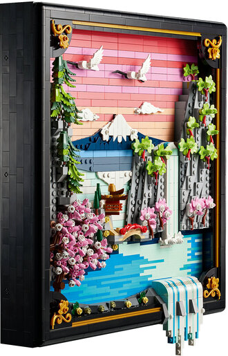 LEGO® Art Japanski pejzaž s cvjetovima trešnje 31218