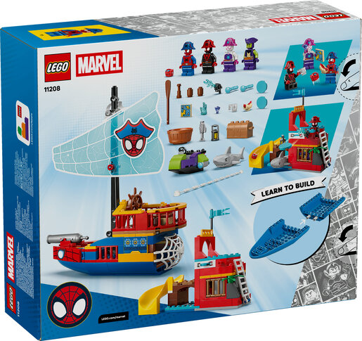 LEGO® Marvel Piratski brod tima Spidey 11208