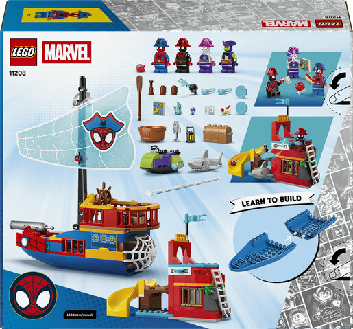 LEGO® Marvel Piratski brod tima Spidey 11208