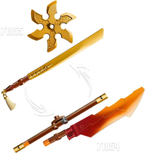 LEGO® NINJAGO® Coleov robot za misije i zmajski Zane 71854