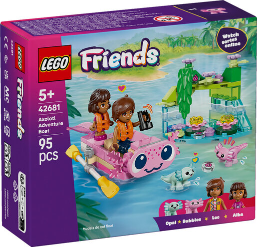 LEGO® Friends Pustolovni čamac Axolotl 42681