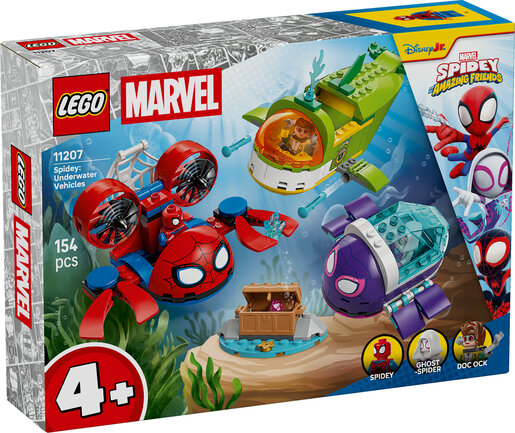 LEGO® Marvel Spidey: Podvodna vozila 11207