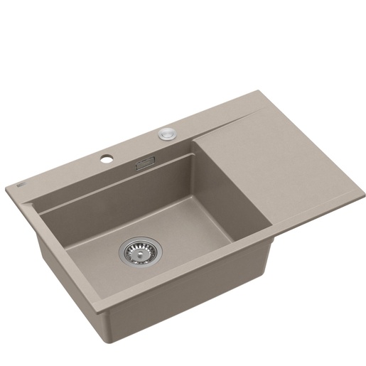 Quadron sudoper JOSH 111, WORKSTATION taupe/čelik s daljinskim upravljanjem