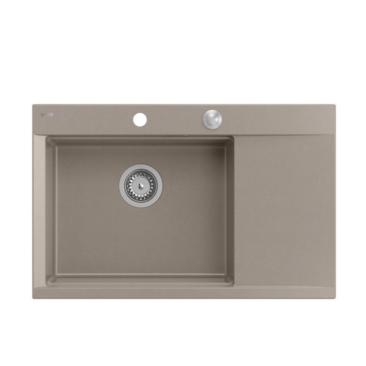 Quadron sudoper JOSH 111, WORKSTATION taupe/čelik s daljinskim upravljanjem