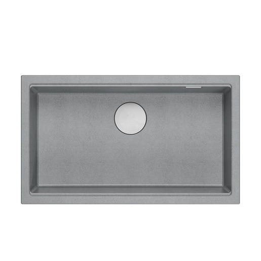 Quadron sudoper LOGAN 110, srebrno siva/čelik, podugradbeni