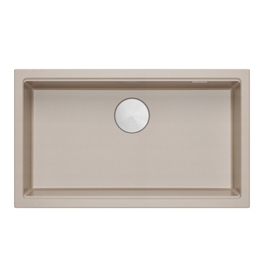 Quadron sudoper LOGAN 110, biserno bež/čelik