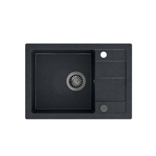 Quadron sudoper TOM 116, crna s uzorkom/čelik