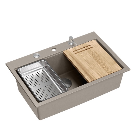 Quadron sudoper MARC WORKSTATION, taupe/čelik s daljinskim upravljanjem