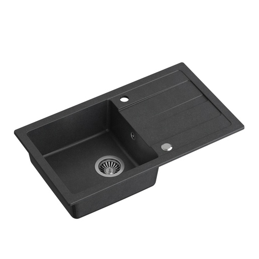 Quadron sudoper TOM 111, crna s uzorkom/čelik