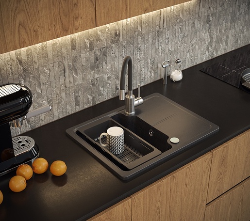 Quadron sudoper BABY TONY 116, srebrno siva/čelik