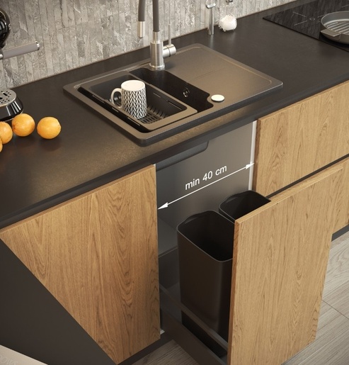 Quadron sudoper BABY TONY 116, srebrno siva/čelik