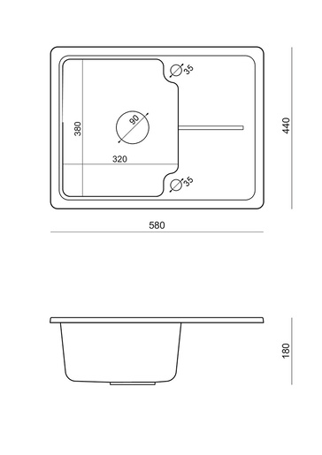 Quadron sudoper BABY TONY 116, srebrno siva/čelik