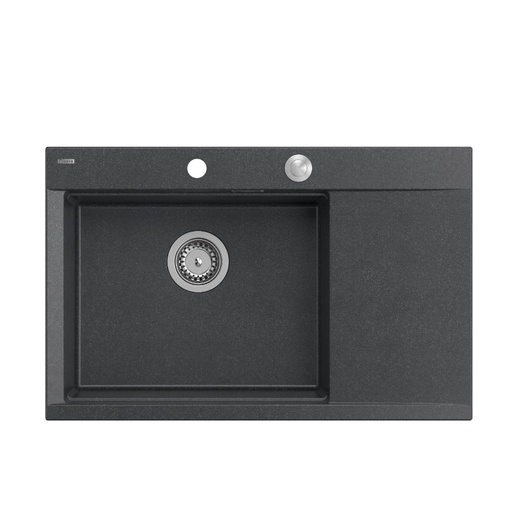 Quadron sudoper JOSH 111, WORKSTATION antracit/čelik s daljinskim upravljanjem