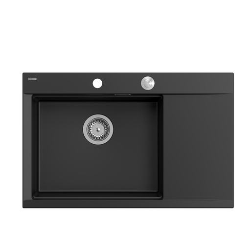 Quadron sudoper JOSH 111, WORKSTATION čisto crna/čelik s daljinskim upravljanjem