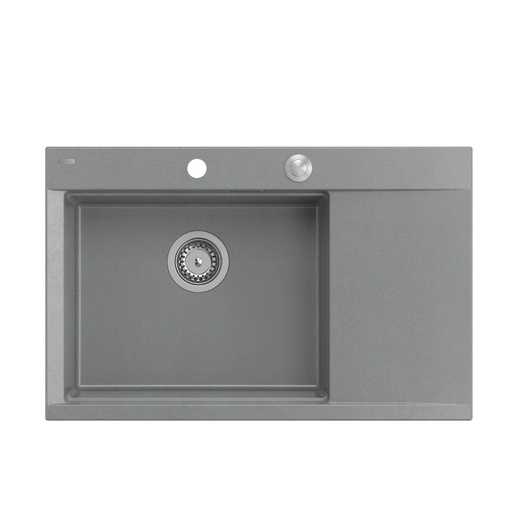 Quadron sudoper JOSH 111, WORKSTATION srebrno siva/čelik s daljinskim upravljanjem