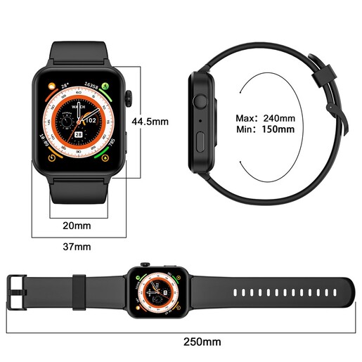 Blackview R30 Pro, crni, pametni sat