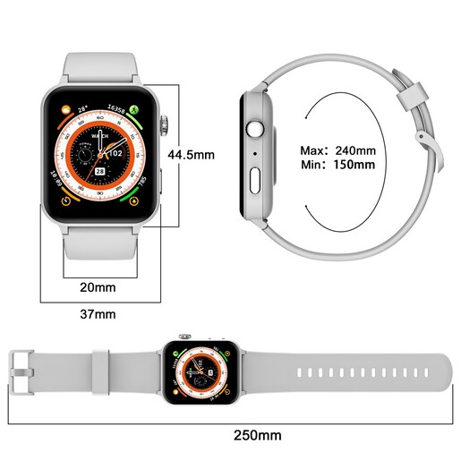 Blackview R30 Pro, sivi, pametni sat