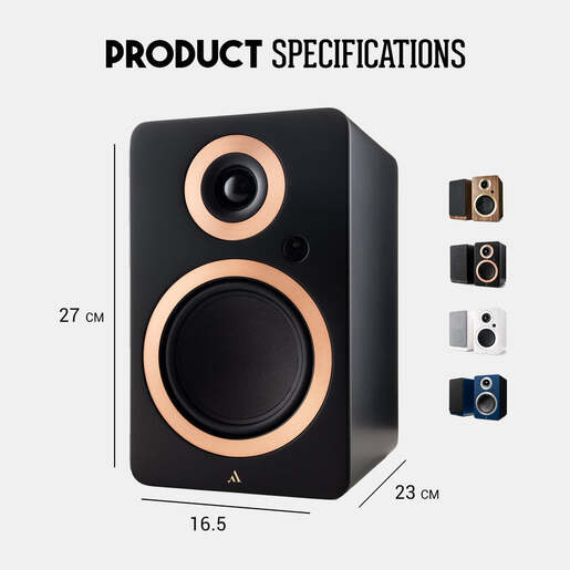 Argon zvučnici FORTE WIFI A5, crni (set)