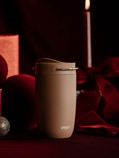 EQUA Cup, termo šalica od nehrđajućeg čelika Toffee, 300ml