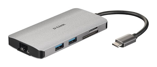 D-Link DUB-M810 USB-C hub 8u1, USB 3.0, HDMI